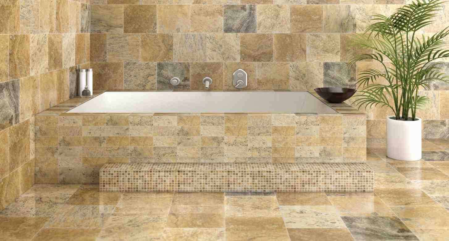  Travertine tiles and slabs bathroom | buy at a cheap price 